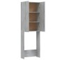 vidaXL Waschmaschinenschrank Grau Sonoma 64x25,5x190 cm vidaXL Waschmaschinenschrank Grau Sonoma 64x25,5x190 cm