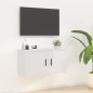 TV-Wandschrank Hochglanz-Weiß 80x34,5x40 cm TV-Wandschrank Hochglanz-Weiß 80x34,5x40 cm