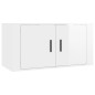 TV-Wandschrank Hochglanz-Weiß 80x34,5x40 cm TV-Wandschrank Hochglanz-Weiß 80x34,5x40 cm
