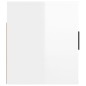 TV-Wandschrank Hochglanz-Weiß 80x34,5x40 cm TV-Wandschrank Hochglanz-Weiß 80x34,5x40 cm