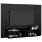 TV-Wandschrank Hochglanz-Schwarz 120x23,5x90 cm Holzwerkstoff TV-Wandschrank Hochglanz-Schwarz 120x23,5x90 cm Holzwerkstoff