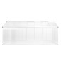 Gewächshaus Aluminium 421x190x195 cm 15,6 m³ Gewächshaus Aluminium 421x190x195 cm 15,6 m³