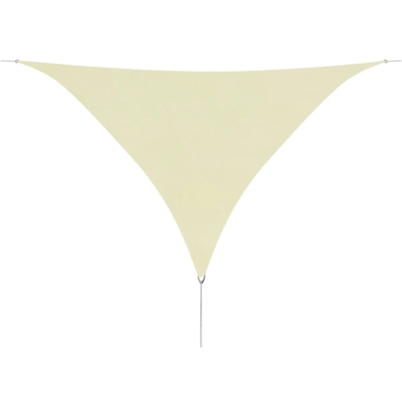 Sonnensegel Oxford Gewebe Dreieckig 3,6 x 3,6 x 3,6 m Creme Sonnensegel Oxford Gewebe Dreieckig 3,6 x 3,6 x 3,6 m Creme