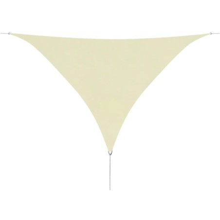 Sonnensegel Oxford Gewebe Dreieckig 3,6 x 3,6 x 3,6 m Creme
