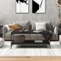 Couchtisch Schwarz 100x50x40 cm Holzwerkstoff Couchtisch Schwarz 100x50x40 cm Holzwerkstoff