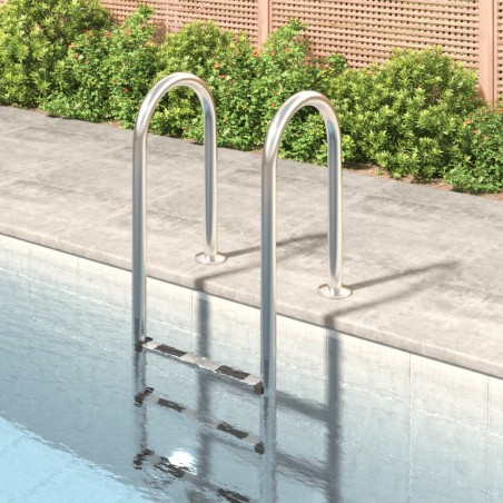 Pool-Leiter 54x38x158 cm Edelstahl 304