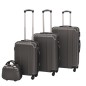 Vierteiliges Hartschalen-Trolley-Set Anthrazit Vierteiliges Hartschalen-Trolley-Set Anthrazit