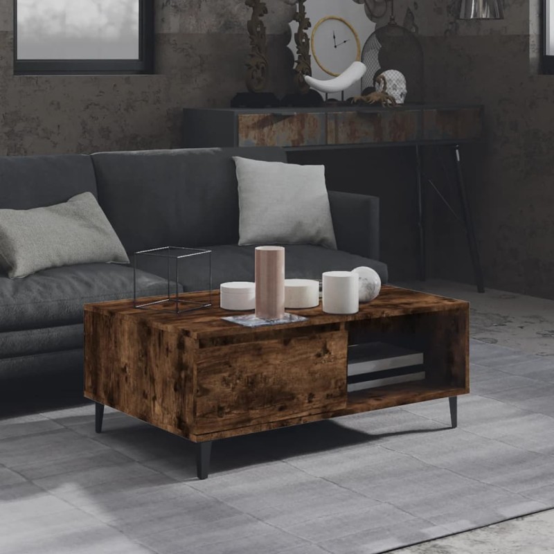 Couchtisch Räuchereiche 90x60x35 cm Holzwerkstoff Couchtisch Räuchereiche 90x60x35 cm Holzwerkstoff