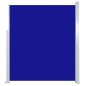vidaXL Ausziehbare Seitenmarkise 160x500 cm Blau vidaXL Ausziehbare Seitenmarkise 160x500 cm Blau