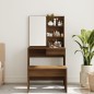 Schminktisch mit Spiegel Braun Eiche 74,5x40x141 cm Schminktisch mit Spiegel Braun Eiche 74,5x40x141 cm