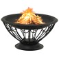 Feuerstelle mit Schürhaken 75 cm XXL Stahl Feuerstelle mit Schürhaken 75 cm XXL Stahl
