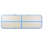 Aufblasbare Gymnastikmatte mit Pumpe 800x100x10 cm PVC Blau Aufblasbare Gymnastikmatte mit Pumpe 800x100x10 cm PVC Blau