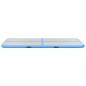 Aufblasbare Gymnastikmatte mit Pumpe 800x100x10 cm PVC Blau Aufblasbare Gymnastikmatte mit Pumpe 800x100x10 cm PVC Blau