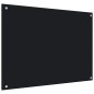 Küchenrückwand Schwarz 80x60 cm Hartglas Küchenrückwand Schwarz 80x60 cm Hartglas