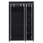 vidaXL Faltbarer Stoffschrank Schwarz 110 x 45 x 175 cm vidaXL Faltbarer Stoffschrank Schwarz 110 x 45 x 175 cm