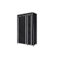 vidaXL Faltbarer Stoffschrank Schwarz 110 x 45 x 175 cm vidaXL Faltbarer Stoffschrank Schwarz 110 x 45 x 175 cm