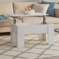 Couchtisch Hochglanz-Weiß 79x49x41 cm Holzwerkstoff Couchtisch Hochglanz-Weiß 79x49x41 cm Holzwerkstoff