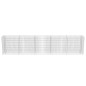vidaXL Gabionen-Hochbeet Verzinkter Stahl 450×50×100 cm vidaXL Gabionen-Hochbeet Verzinkter Stahl 450×50×100 cm