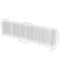 vidaXL Gabionen-Hochbeet Verzinkter Stahl 450×50×100 cm vidaXL Gabionen-Hochbeet Verzinkter Stahl 450×50×100 cm
