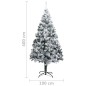 Künstlicher Weihnachtsbaum Beschneit Grün 400 cm PVC Künstlicher Weihnachtsbaum Beschneit Grün 400 cm PVC