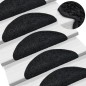 Treppenmatten 15 Stk. Schwarz 56x17x3 cm Treppenmatten 15 Stk. Schwarz 56x17x3 cm
