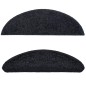 Treppenmatten 15 Stk. Schwarz 56x17x3 cm Treppenmatten 15 Stk. Schwarz 56x17x3 cm