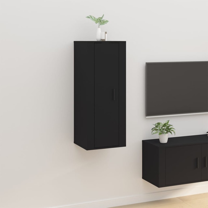 TV-Wandschrank Schwarz 40x34,5x100 cm TV-Wandschrank Schwarz 40x34,5x100 cm