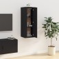 TV-Wandschrank Schwarz 40x34,5x100 cm TV-Wandschrank Schwarz 40x34,5x100 cm