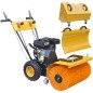 Schneefräse und Kehrmaschine Kombigerät Set Benzin 6,5 PS Schneefräse und Kehrmaschine Kombigerät Set Benzin 6,5 PS