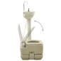 Campingtoilette 10+10L und Handwaschbecken 20L Set Tragbar Grau Campingtoilette 10+10L und Handwaschbecken 20L Set Tragbar Grau