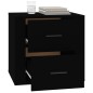 vidaXL Nachttisch Schwarz 50x39x47 cm vidaXL Nachttisch Schwarz 50x39x47 cm