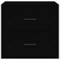 vidaXL Nachttisch Schwarz 50x39x47 cm vidaXL Nachttisch Schwarz 50x39x47 cm