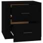 vidaXL Nachttisch Schwarz 50x39x47 cm vidaXL Nachttisch Schwarz 50x39x47 cm
