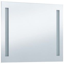 Badezimmer-Wandspiegel mit LEDs 100x60 cm