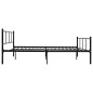 Bettgestell Schwarz Metall 120×200 cm Bettgestell Schwarz Metall 120×200 cm