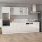Schubunterschrank Hochglanz-Weiß 40x46x81,5 cm Holzwerkstoff Schubunterschrank Hochglanz-Weiß 40x46x81,5 cm Holzwerkstoff