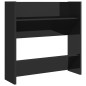 Wand-Schuhschränke 2 Stk. Hochglanz-Schwarz 60x18x60 cm Wand-Schuhschränke 2 Stk. Hochglanz-Schwarz 60x18x60 cm