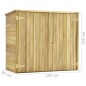 vidaXL Garten-Geräteschuppen 135x60x123 cm Kiefernholz Imprägniert vidaXL Garten-Geräteschuppen 135x60x123 cm Kiefernholz Imprägniert