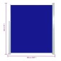 vidaXL Seitenmarkise Ausziehbar 160x500 cm Blau vidaXL Seitenmarkise Ausziehbar 160x500 cm Blau