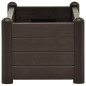 Garten-Hochbeet PP Mokka 100x43x35 cm Garten-Hochbeet PP Mokka 100x43x35 cm