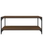 TV-Schrank Braun Eichen-Optik 100x33x41 cm Holzwerkstoff Stahl TV-Schrank Braun Eichen-Optik 100x33x41 cm Holzwerkstoff Stahl