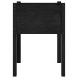 Pflanzkübel 2 Stk. Schwarz 50x50x70 cm Massivholz Kiefer Pflanzkübel 2 Stk. Schwarz 50x50x70 cm Massivholz Kiefer