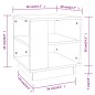 Couchtisch Braun Eichen-Optik 40x40x43 cm Holzwerkstoff Couchtisch Braun Eichen-Optik 40x40x43 cm Holzwerkstoff