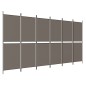 6-tlg. Paravent Anthrazit 300x200 cm Stoff 6-tlg. Paravent Anthrazit 300x200 cm Stoff