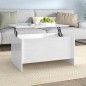 Couchtisch Hochglanz-Weiß 80x55,5x41,5 cm Holzwerkstoff Couchtisch Hochglanz-Weiß 80x55,5x41,5 cm Holzwerkstoff