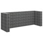 Gabionenwand für Mülltonnen Verzinkter Stahl 320×100×120 cm Gabionenwand für Mülltonnen Verzinkter Stahl 320×100×120 cm