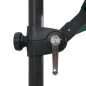 vidaXL Ampelschirm mit LED-Leuchten und Stahlmast 250 x 250 cm Grün vidaXL Ampelschirm mit LED-Leuchten und Stahlmast 250 x 250 cm Grün