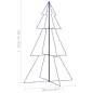 vidaXL Weihnachtsbaum in Kegelform 240 LEDs Indoor Outdoor 118x180 cm vidaXL Weihnachtsbaum in Kegelform 240 LEDs Indoor Outdoor 118x180 cm