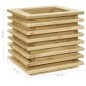 Hochbeet 50×50×40 cm Imprägniertes Kiefernholz Hochbeet 50×50×40 cm Imprägniertes Kiefernholz