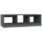 Couchtisch Grau 110x50x34 cm Massivholz Kiefer Couchtisch Grau 110x50x34 cm Massivholz Kiefer